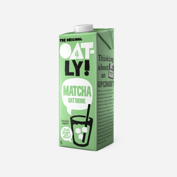 Napój owsiany matcha