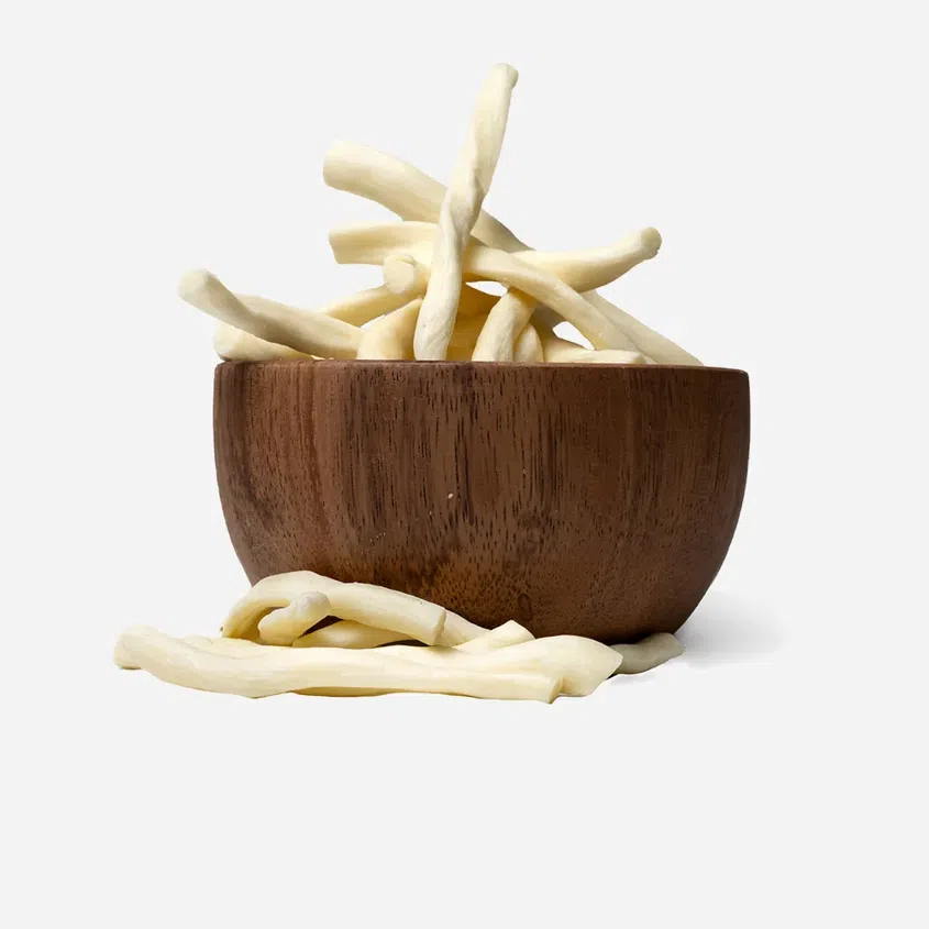 Naturalne liofilizowane nitki parzone