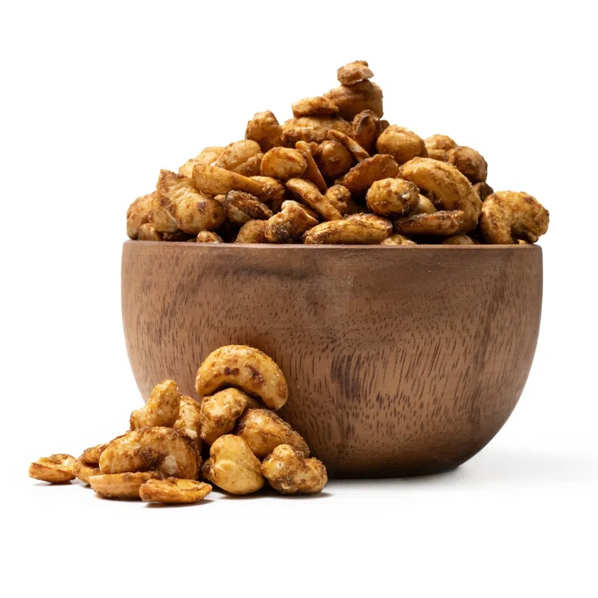 Orzechy nerkowca prażone ser i cebula