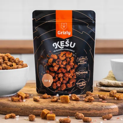 Orzechy nerkowca w słonym karmelu