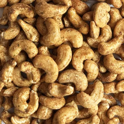 Orzechy nerkowca z wasabi i syropem z daktyli