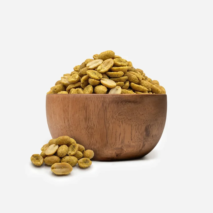 Orzeszki ziemne prażone z chili i musztardą