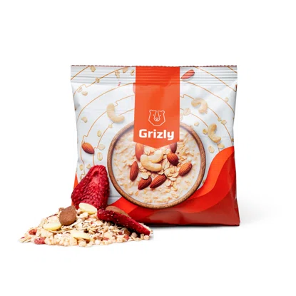 Owsianka biała czekolada & truskawka