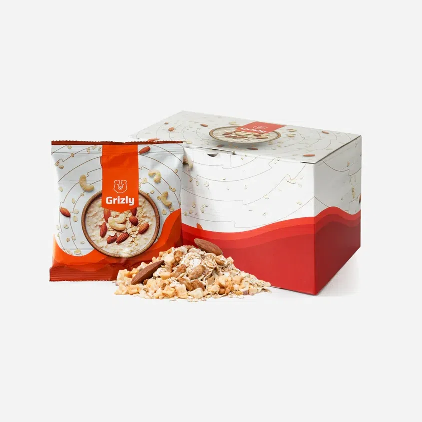 Owsianka jabłko & migdały w cynamonie