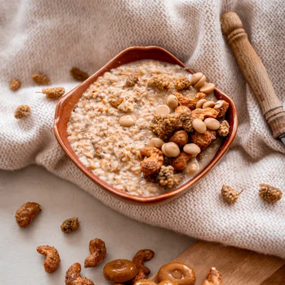 Owsianka karmel & biała morwa