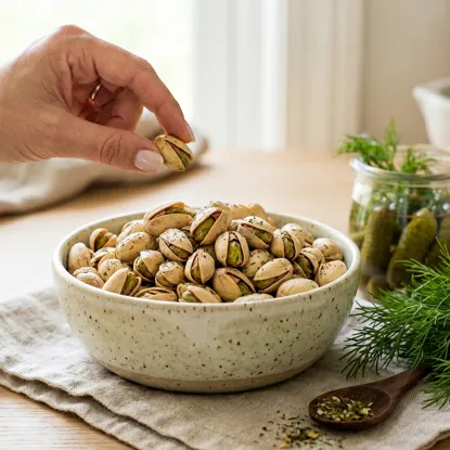 Pistacje prażone koper i pikle