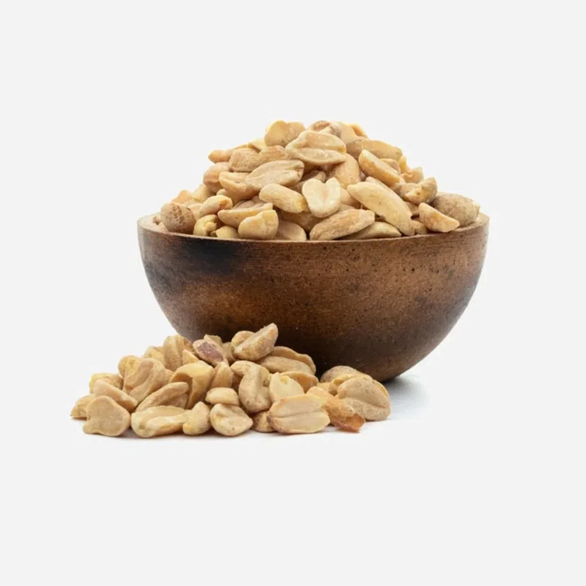Prażone solone orzeszki ziemne z obniżoną zawartością soli