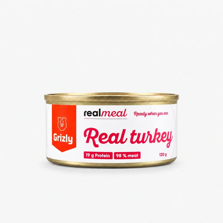 REAL MEAL Mięso z indyka w sosie własnym