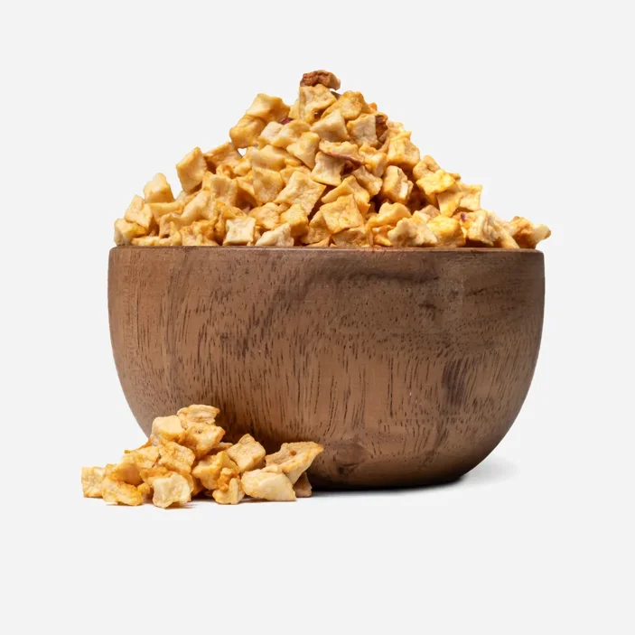 Suszone jabłka kostki