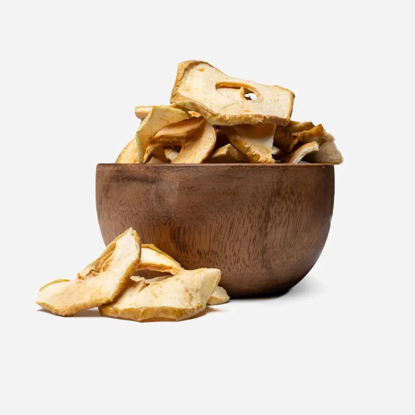 Suszone jabłka krążki bez gniazd nasiennych BIO