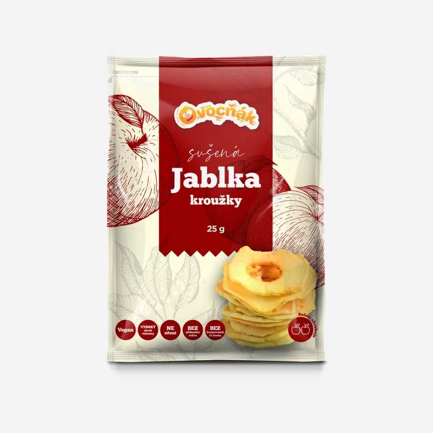 Suszone krążki jabłkowe