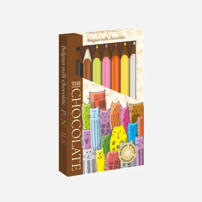 The Chocolate Kredki mleczne - motyw kotków