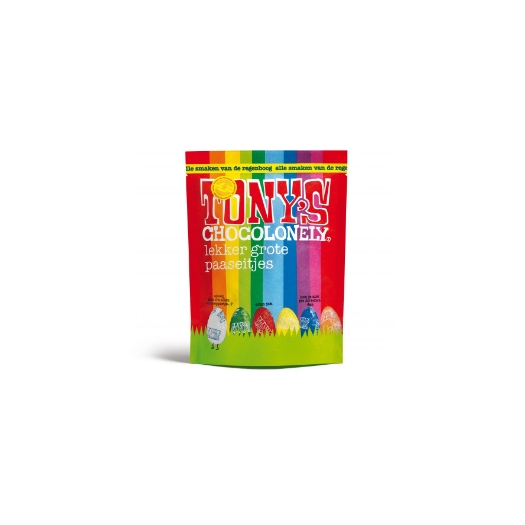 TONY'S CHOCOLONELY - Wielkanocne jajeczka, Mix 18 szt., woreczek 230 g