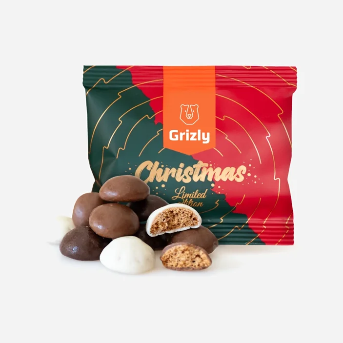 Trójkolorowe ciastka w czekoladzie