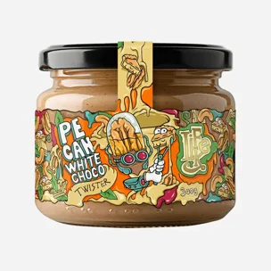 Twister maślany krem pekan z białą czekoladą