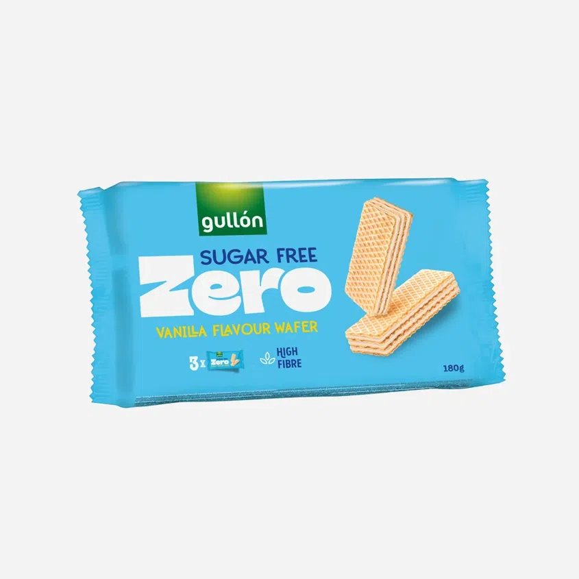 Wafelek waniliowy oplatki o smaku waniliowym bez cukru 180 g