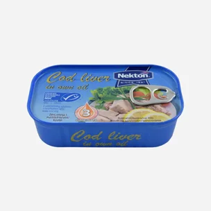 Wątroba dorsza wybierana we własnym oleju MSC EO