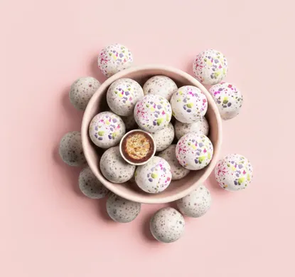 Wielkanocne chrupiące drażetki