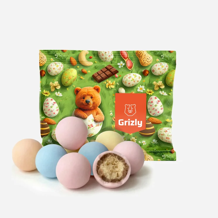 Wielkanocne kolorowe draże