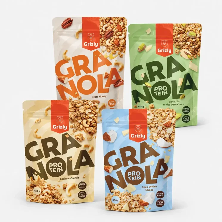 Zestaw granoli Orzechowy poranek (4 x 450 g)