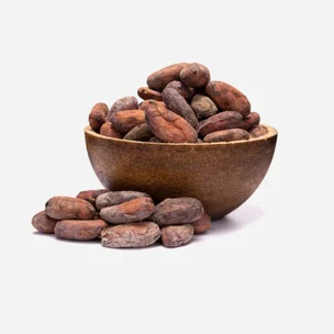 Ziarna kakaowe niepalone