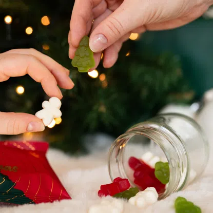 Zimowa mieszanka żelkowa